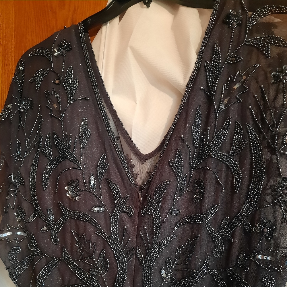 💕💍 CHRISTINA WU mother of the bride/groom dress in Gunmetal. Size 16.